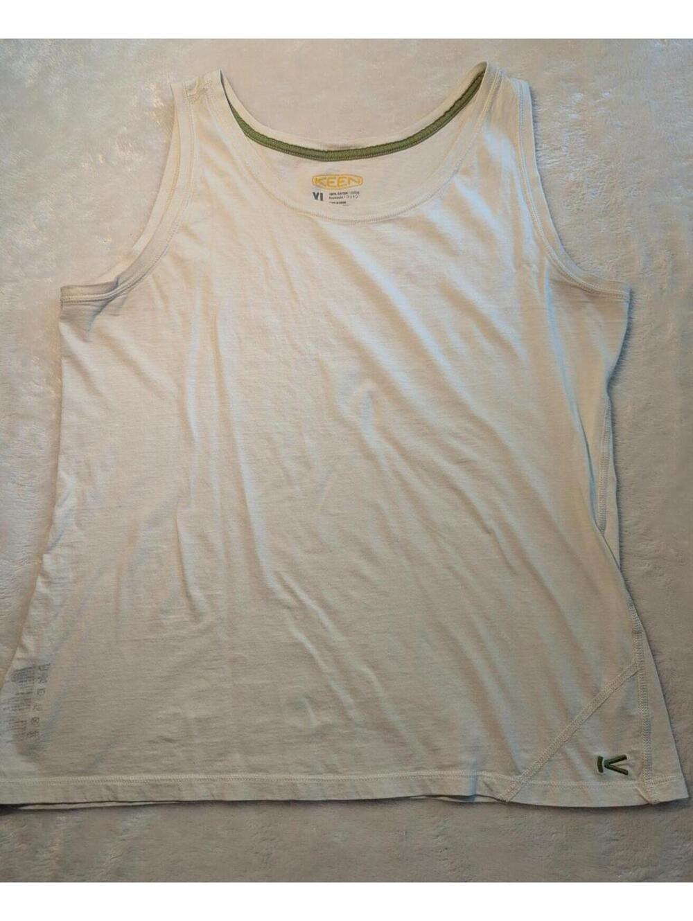 Keen White Sleeveless Tank Top Size XL